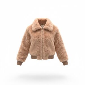 Cozy Tan Real Fur Jacket